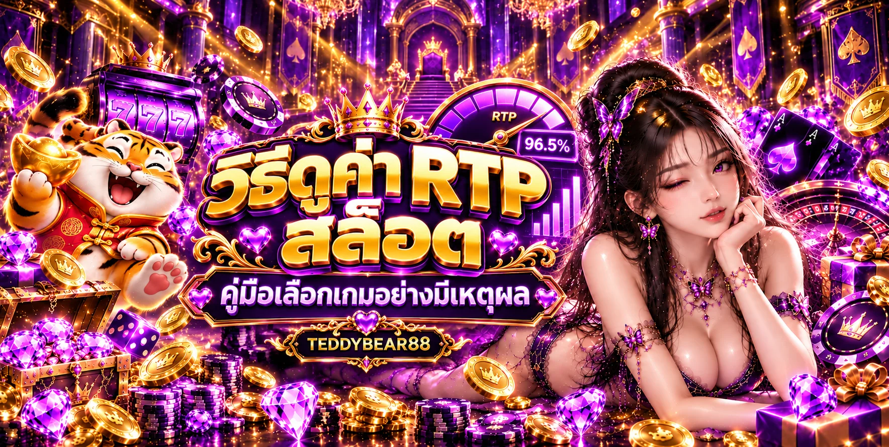 TEDDYBEAR88 วิธีดูค่า RTP สล็อตและความผันผวน